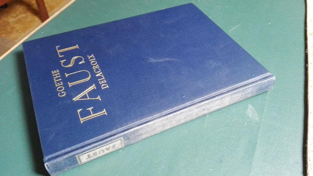 Fausto - Goethe - ilustrado por Delacroix, 1932, NY Heritage Press