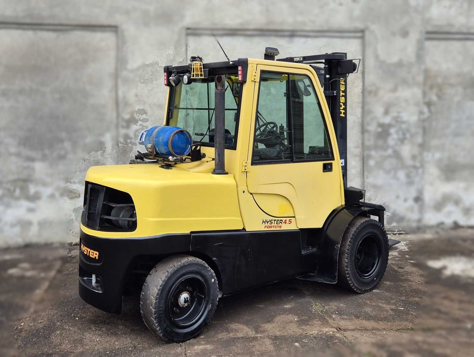 Hyster 5000kg • tylko 3000 mtg • wolny skok • kabina • wózek widłowy
