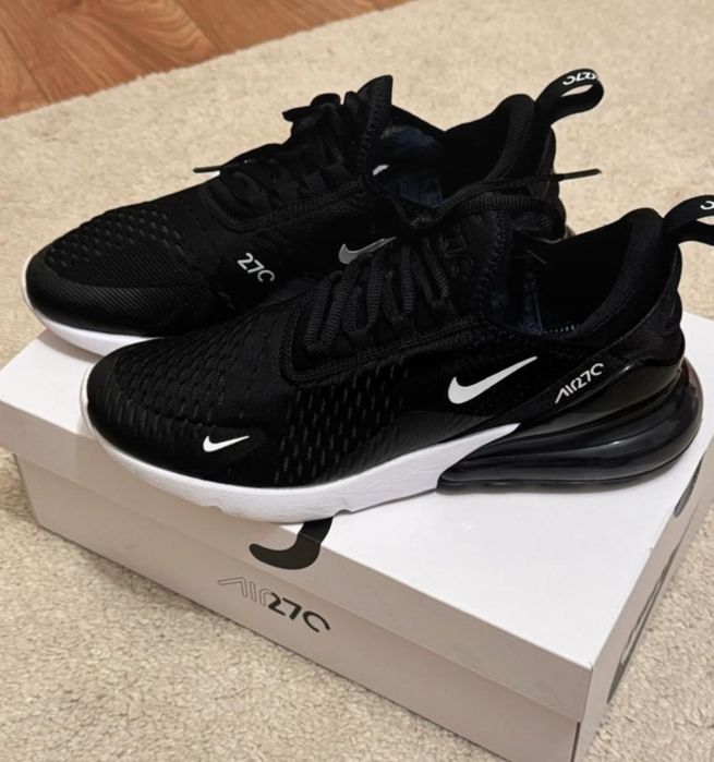 sneakers 270 nike buty sportowe air max meskie nowe czarne adidasy