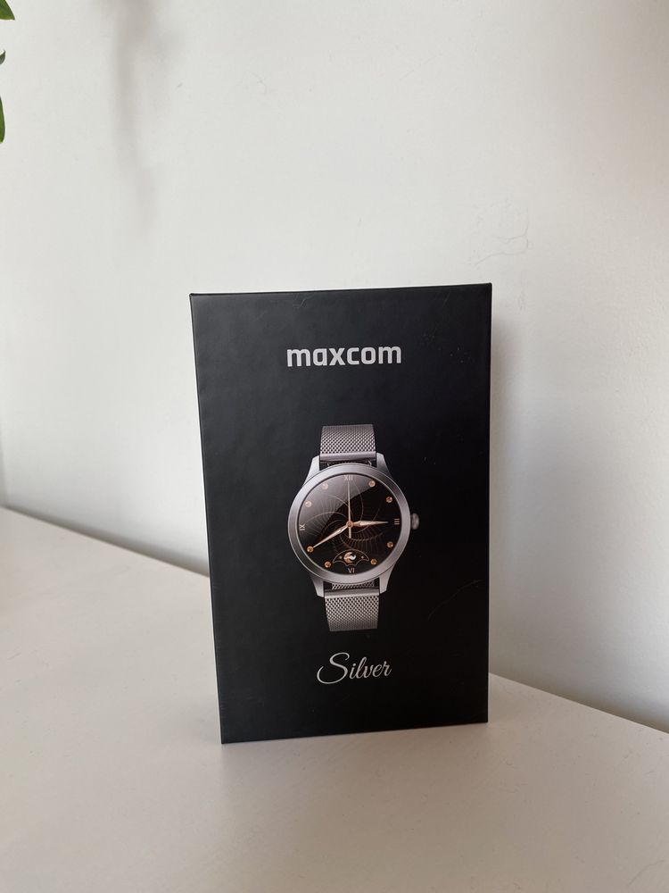 zegarek smartwatch maxcom silver