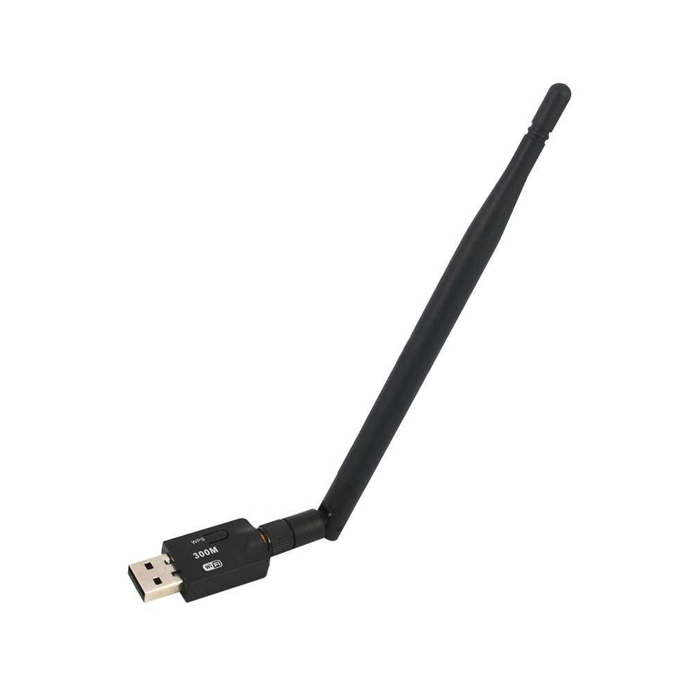 Adaptador Rede Sem Fios USB Wireless Wifi 150/300/600Mbps c/s/ Antena