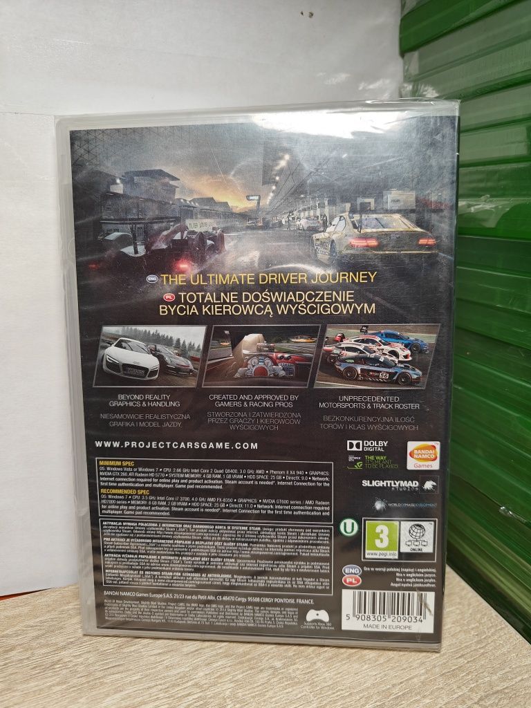 PC DVD Project Cars PL NOWA