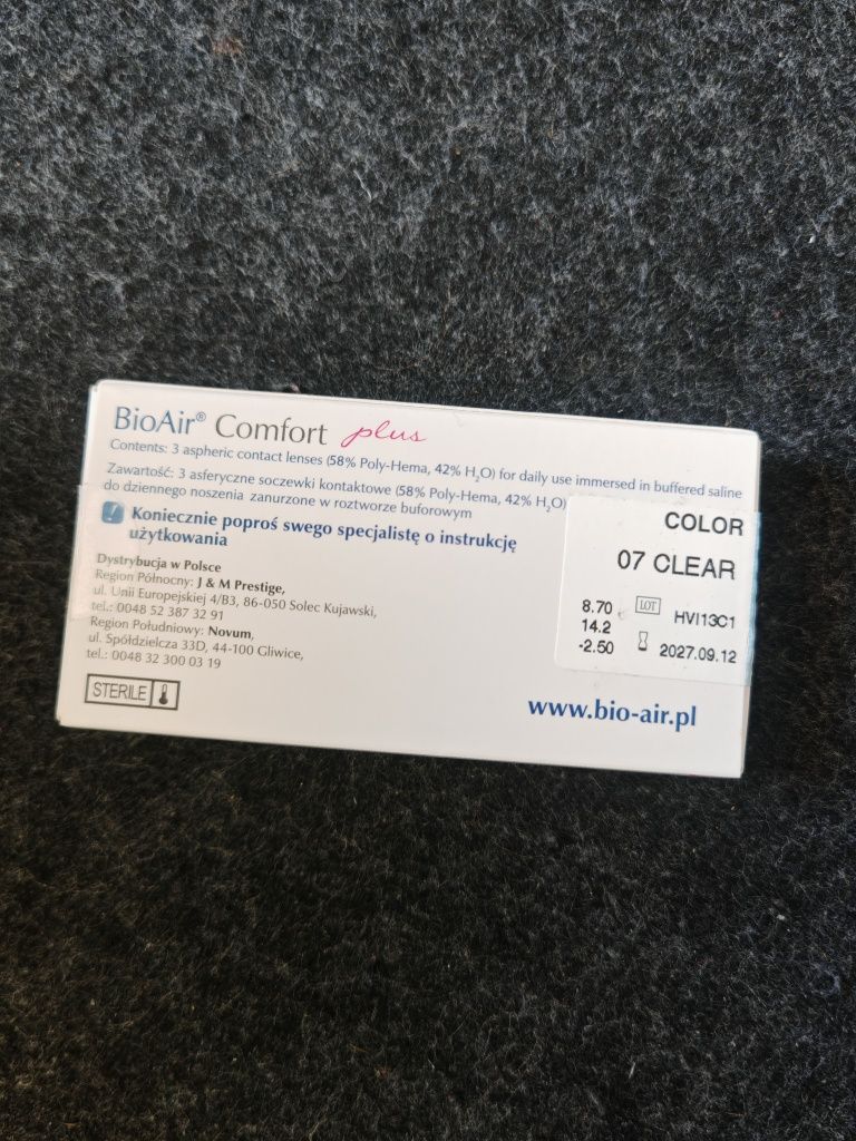 Soczewki BioAir Comfort Plus