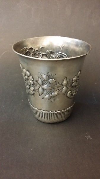 Conjunto de copos antigos em cristal