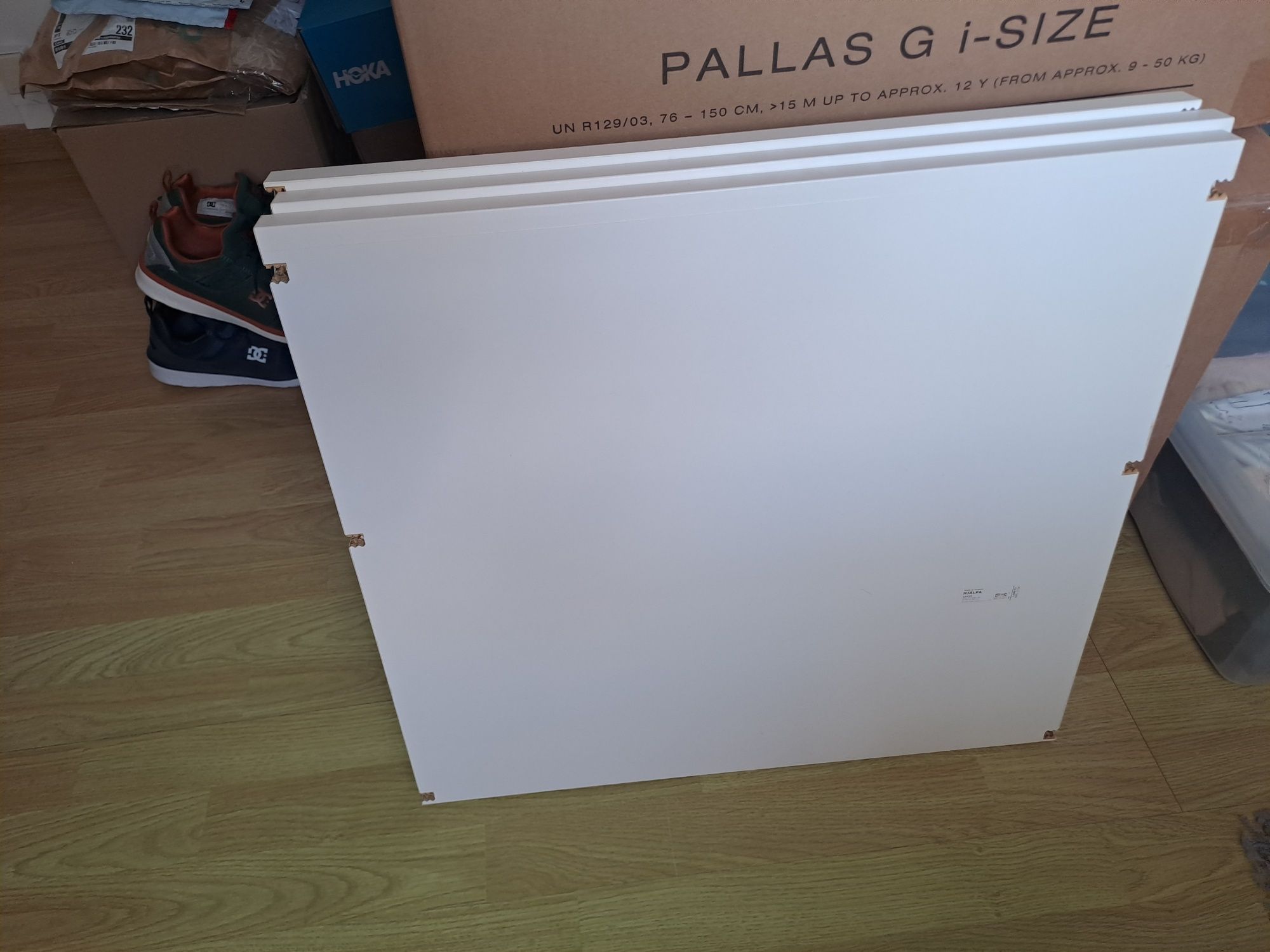 Conjunto de 3 prateleiras HJALPA do ikea novas