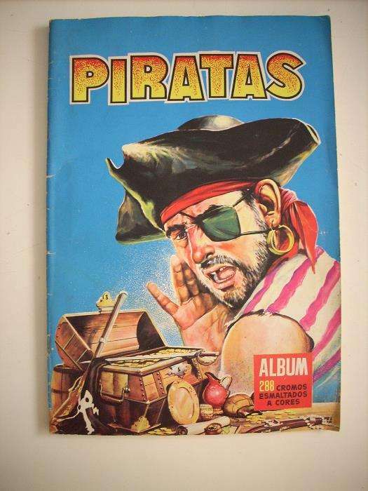 Caderneta Cromos Piratas e Conquista do Oeste