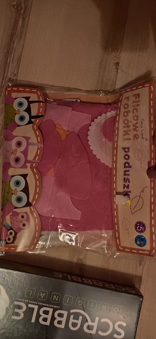 Filcowe robótki poduszki sowy owls