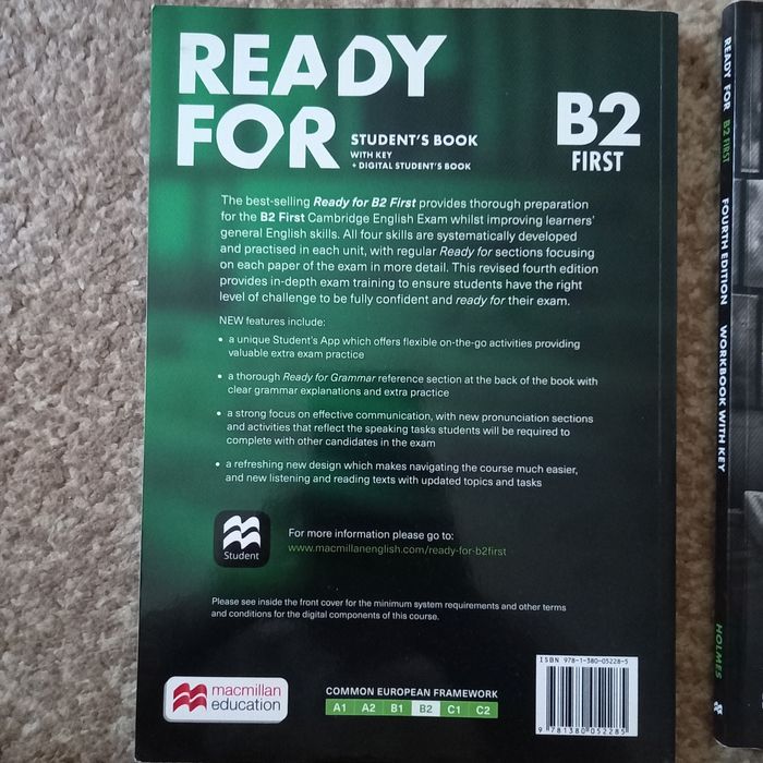 Ready for B2 First komplet książek wyd. Macmillan