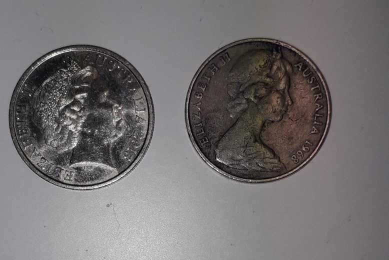 Монеты Соединеного Королевства с Елизаветой II.
