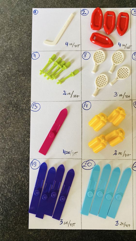 Lego friends akcesoria (cena od .. za 1szt)