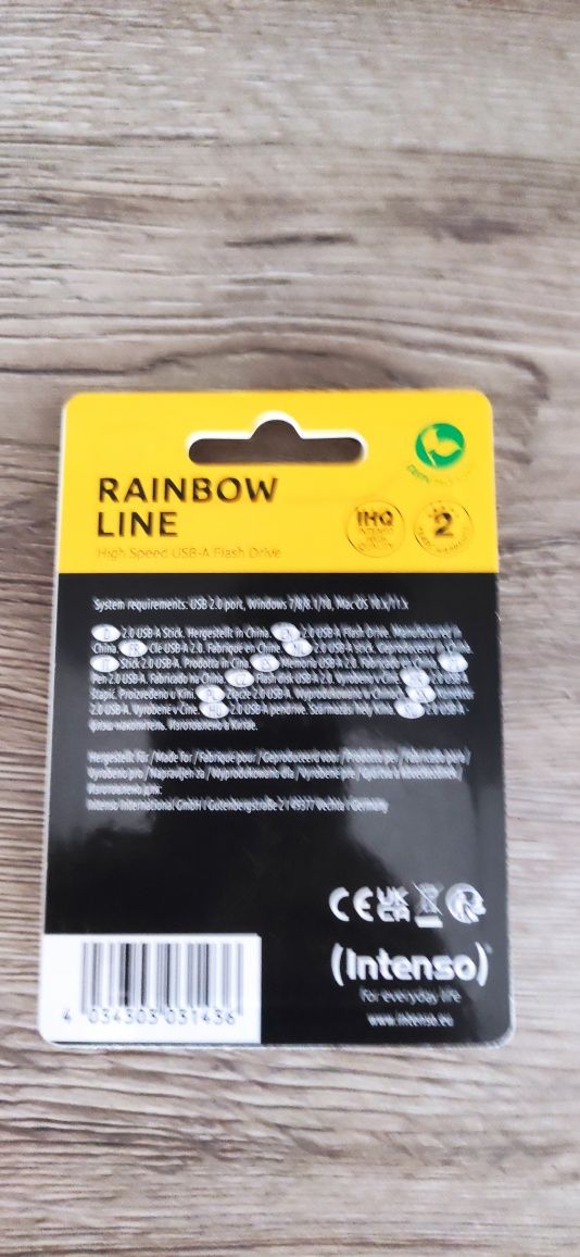 Pendrive intenso Rainbow Liine 2x64gb