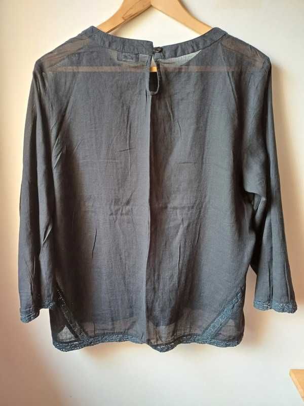 Blusa com bordado - Natura