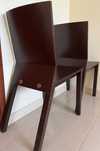 Sala de Jantar de 8 a 12 lugares em wengue maciço c/ 8 cadeiras design