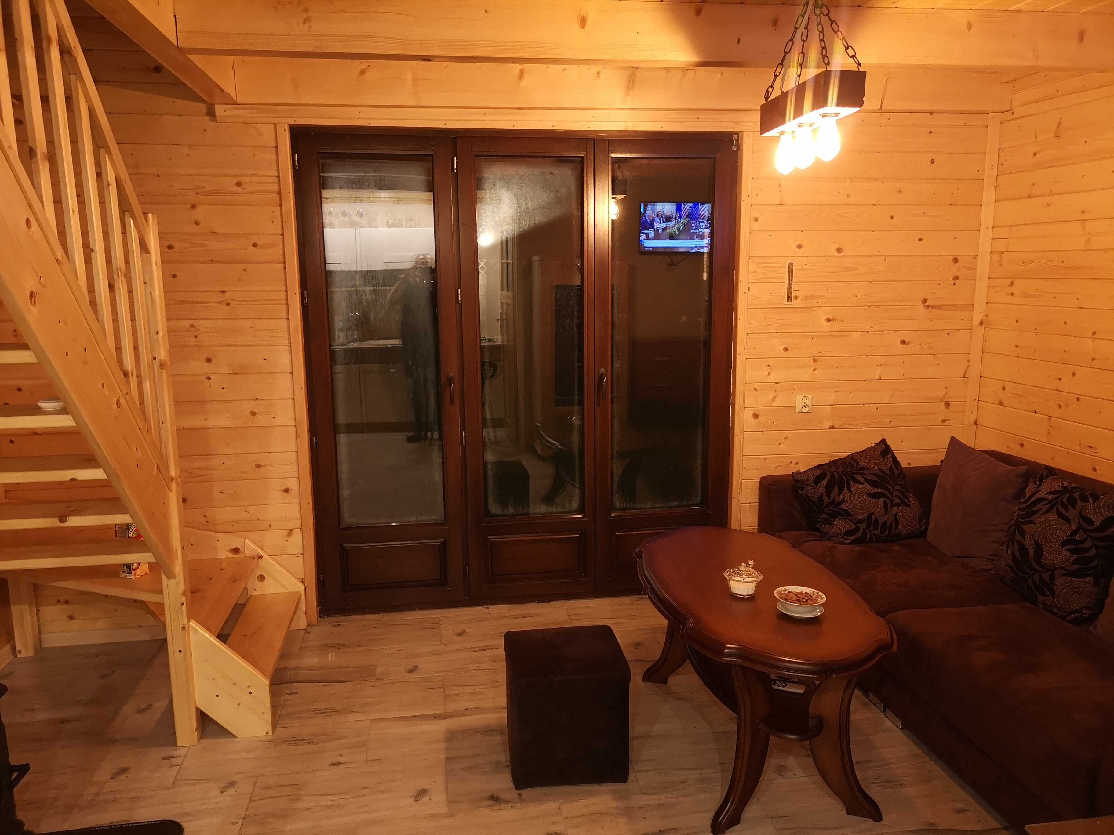 Domek z sauną,  balią i tężnią na wyłączność blisko jeziora