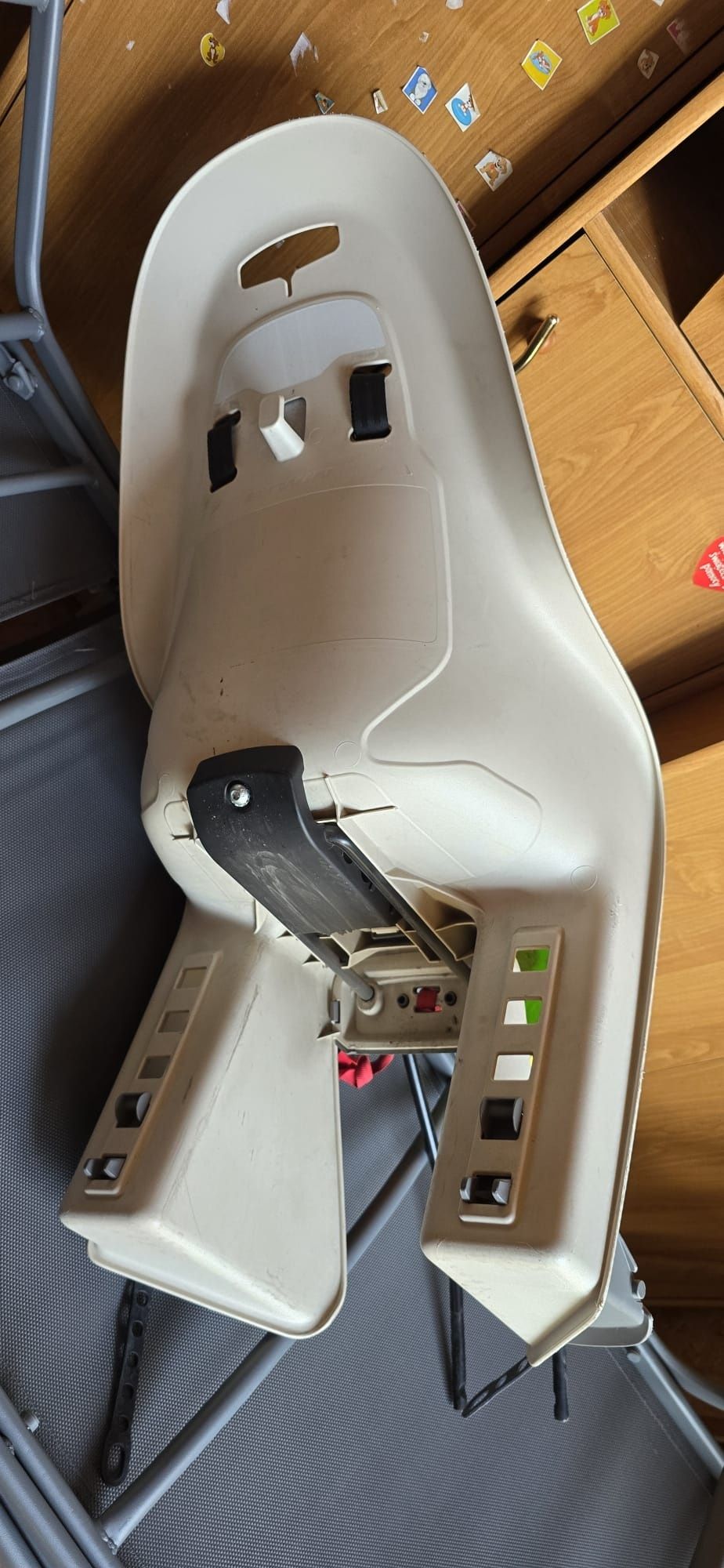 Fotelik rowerowy btwin plus dwa adaptery