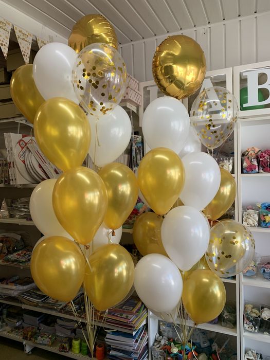 Гелеві кулі від 45 грн! Святкова атрибутика! Подарункові коробки!