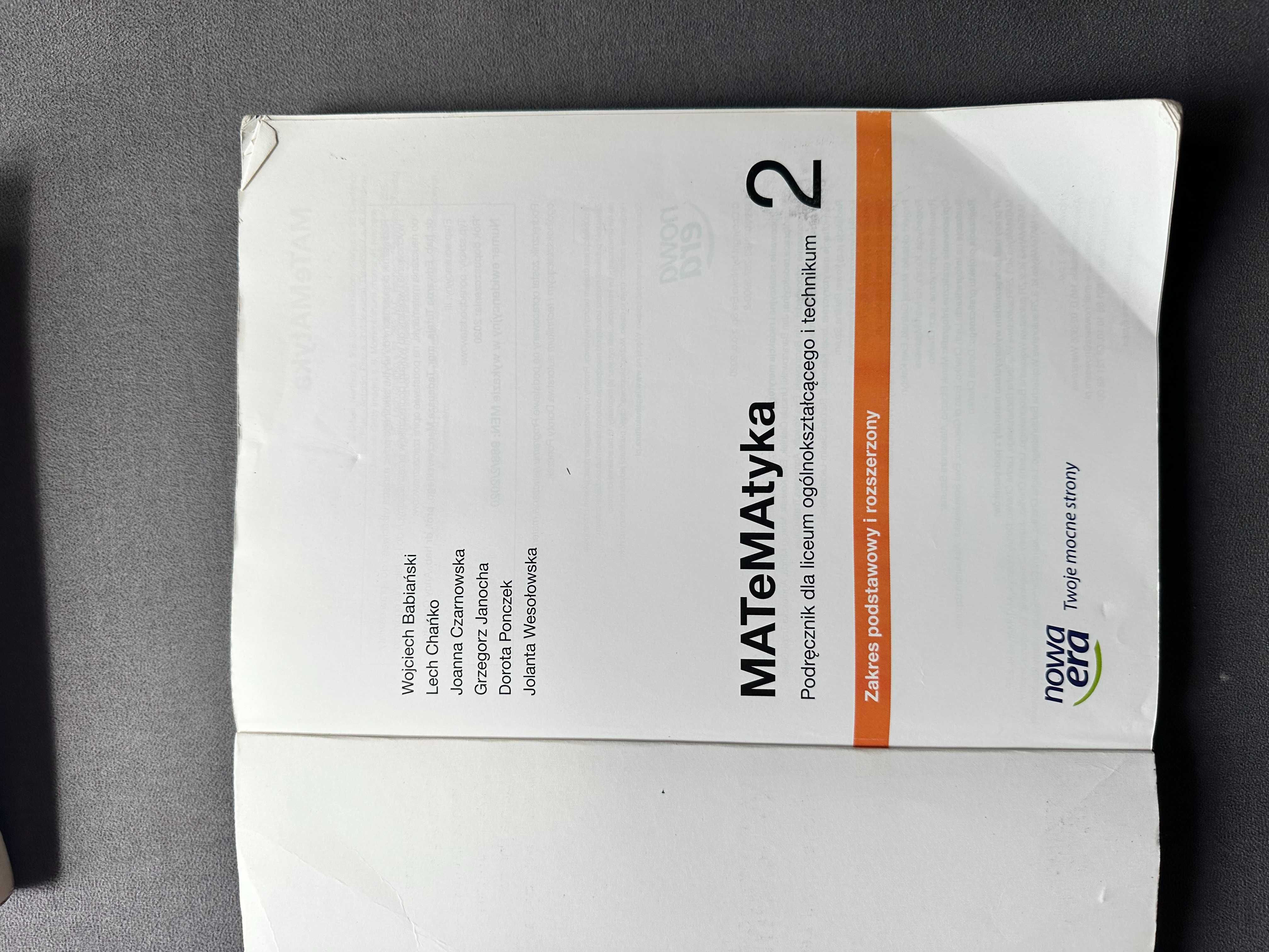 Ksiażka do matematyki do technikum