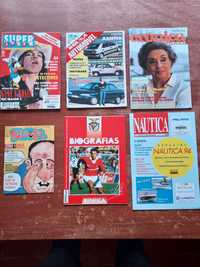 6 revistas N°1 pequenas anos 90