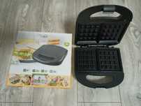 Gofrownica Opiekacz Kontaktowy 2 Gofry 750W