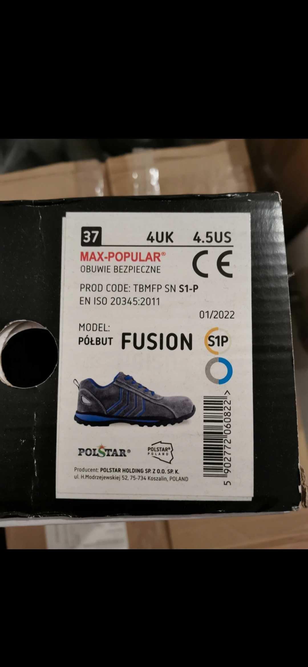 Buty ochronne z noskiem
