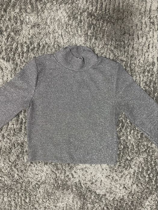 Кофта сіра срібляста з люрексу XXS-XS