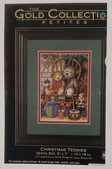 Dimensions 8721 Christmas Teddies