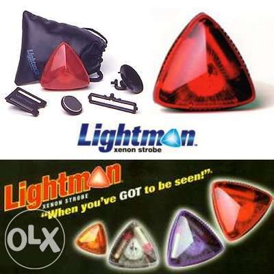Luz de emergência (strob de xenon) lightman - visivel a 5 km.