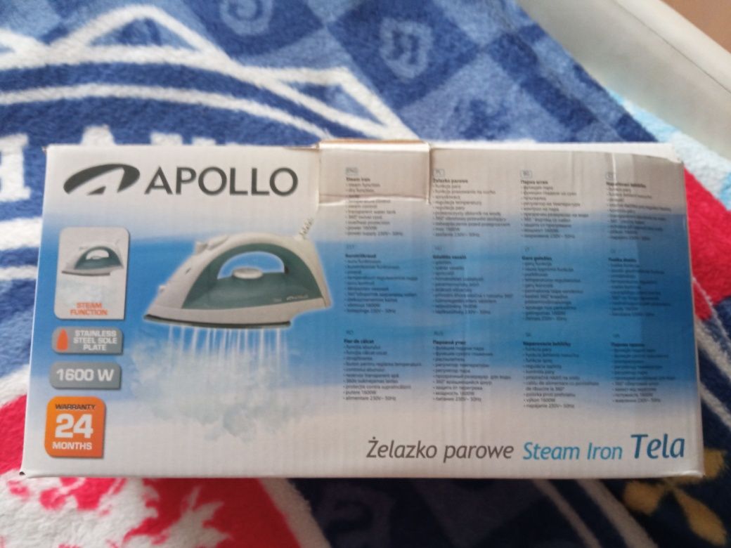 ŻelazkoTela firmy Apollo 1600W.