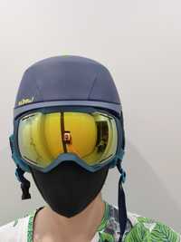 Kask narciarski Wedze Karv 700 Mips Junior z goglami Wedze z pokrowcem