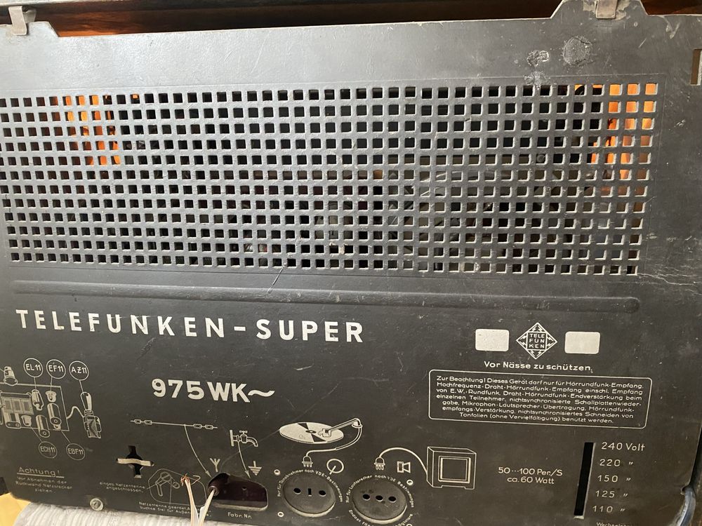 Radio Telefunken Super 975 WK