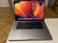 Apple Macbook 16 m1 pro a2485 16gb 512gb perfekcyjny stan