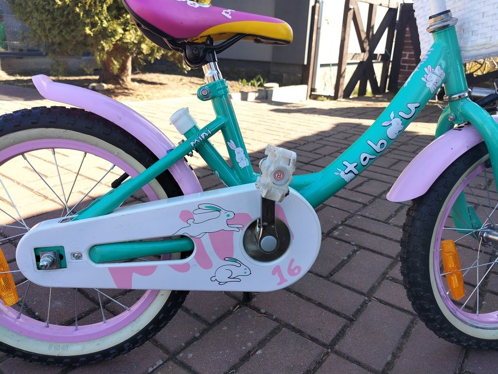 Rowerek 16 cali dla dziewczynki