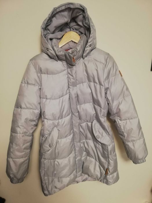 kurtka puchowa Reima 164 srebrna kurtka Reima 164 puchowa