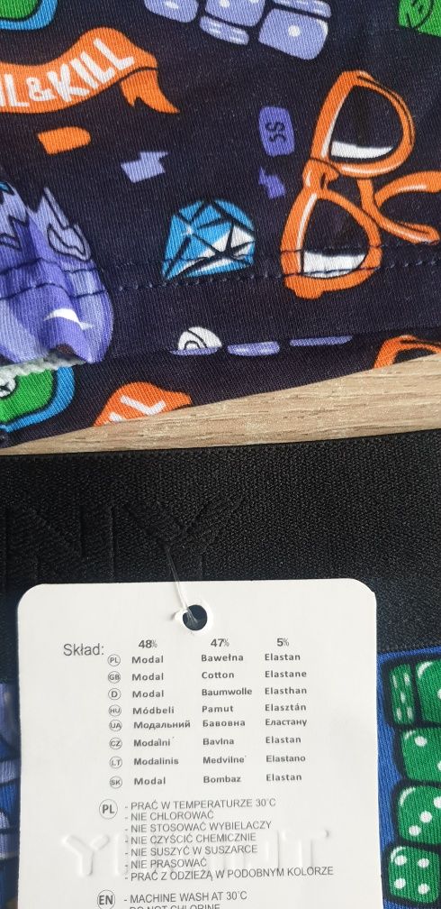 2×męskie majtki bokserki 2XL
