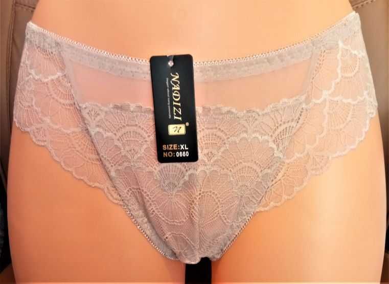 figi majtki damskie koronka Nadizi r.XL 5szt