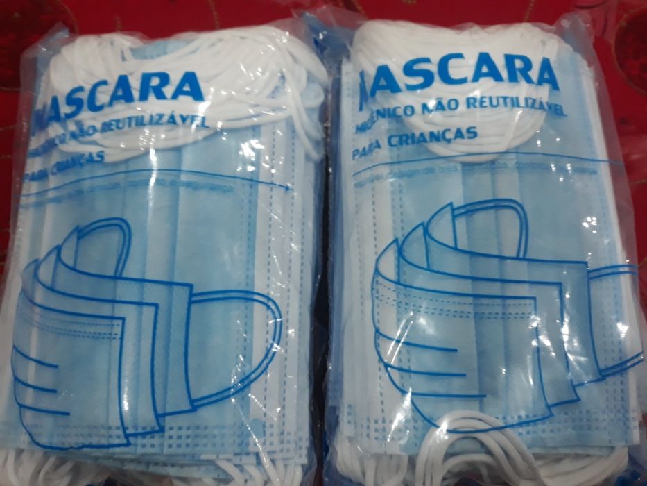 Vendo mascaras descartáveis criança