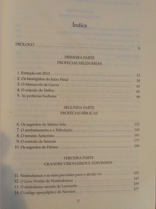 As grandes profecias da História