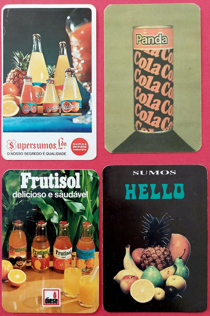 Calendários Refrigerantes Anos 80/90