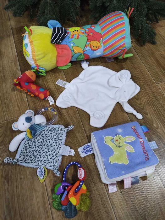 Развивающие игрушки погремушки кубики Chicco, Fisher Price, Tolо,Elc