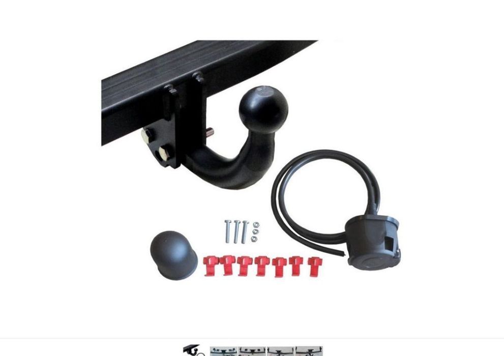 Nowy Kompletny Hak Holowniczy + Kula + Wiązka Uniwersalna + Gniazdo elektr.do Daewoo Espero od 1995 do 1997 GWARANCJA