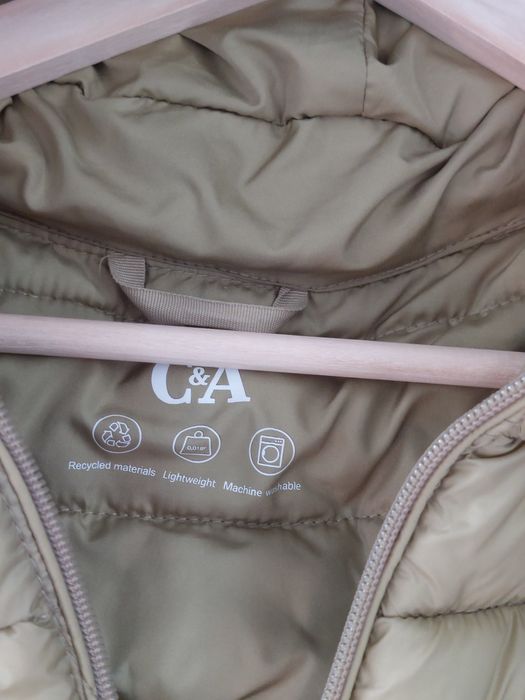 C&A kamizelka, płaszcz, bezrękawnik.