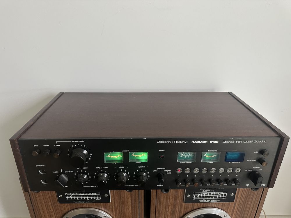 Komplet Radmor 5102 i kolumny Unitra Tonsil