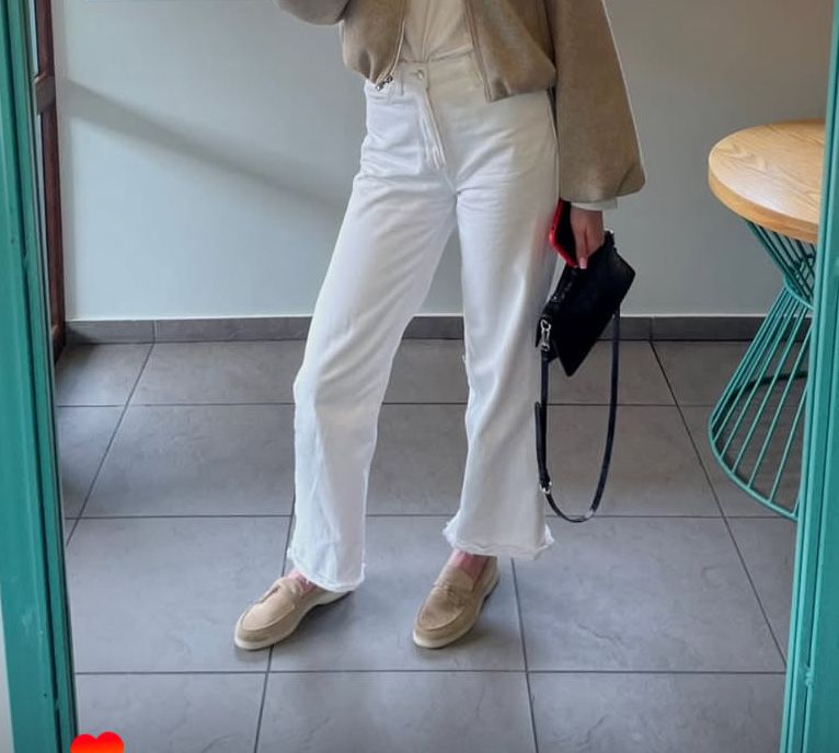 Джинси білі , від бренду H&M