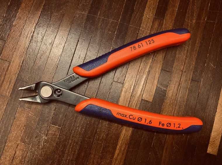 Szczypce tnące Knipex Super-Knips 78.61.125 elektronik chip 125 mm