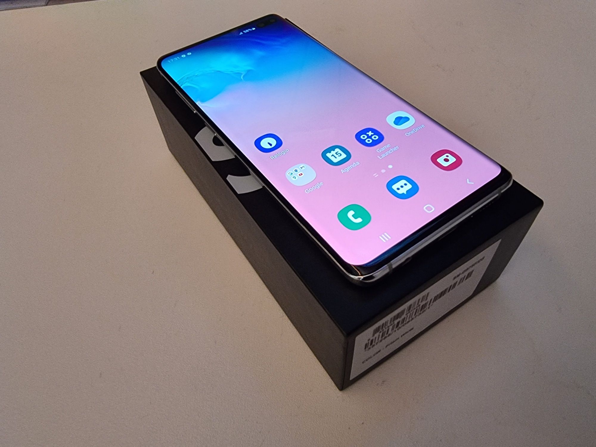 Samsung S10plus prisn White  (128gb)