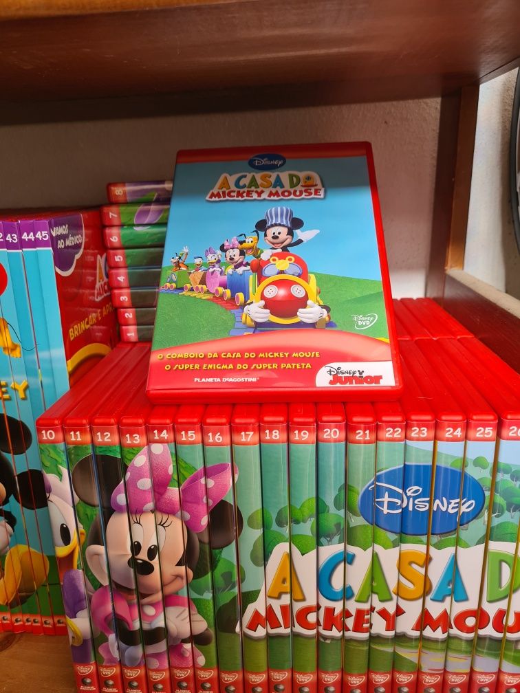 Colecção de livros e dvd's A Casa do Mickey Mouse