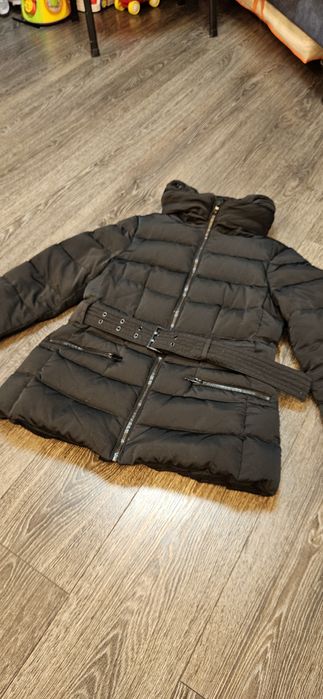 Куртка зара чёрная на девушку