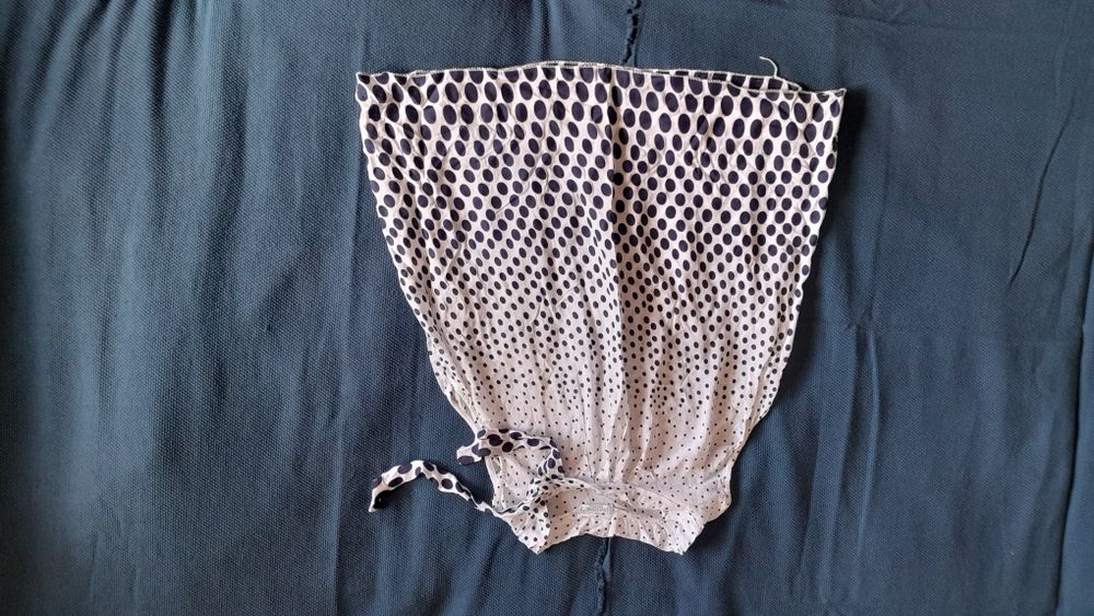 Unisono bluzka letnia top cienka, zwiewna wiskoza elastan rozmiar M