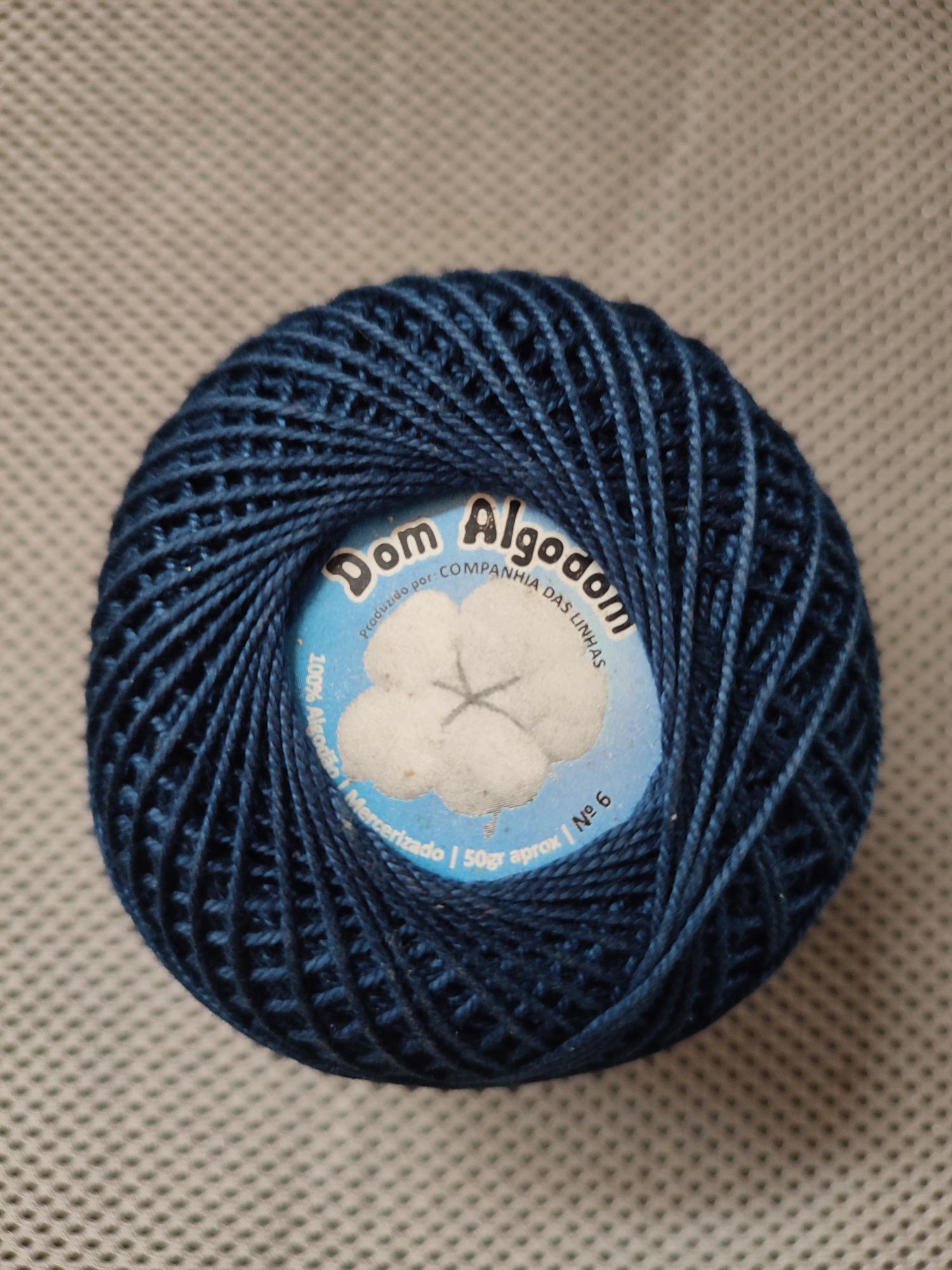 Linha de Crochet e Tricot nr 6,novelos de 50grs,100% algodão