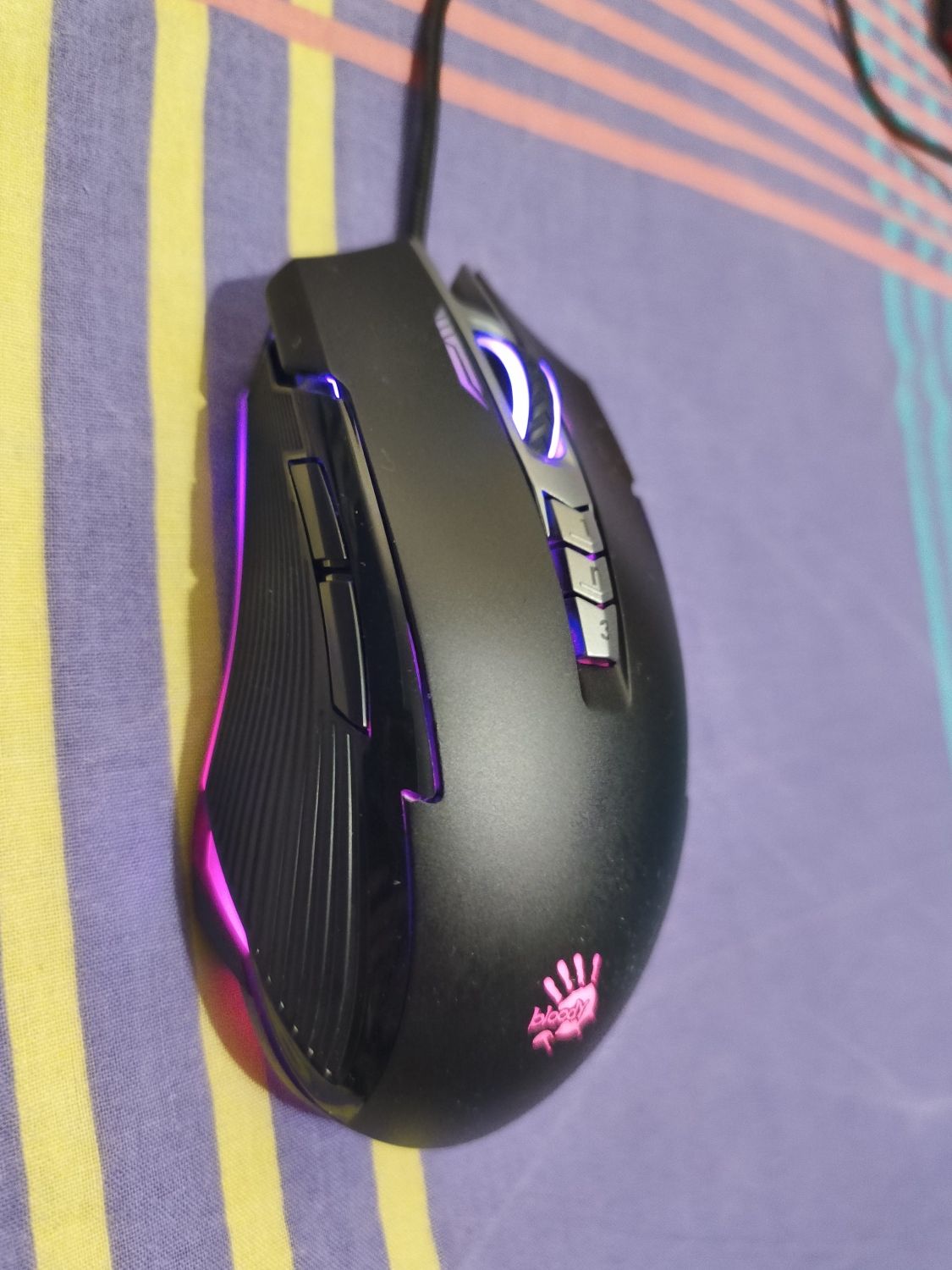 Мишка Bloody P93s Stone Black